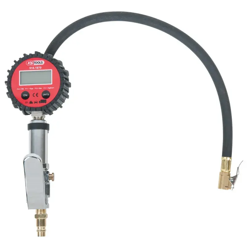 Commander Vite Gonfleur Pneumatique à écran digital professionnel KS TOOLS 515.1970