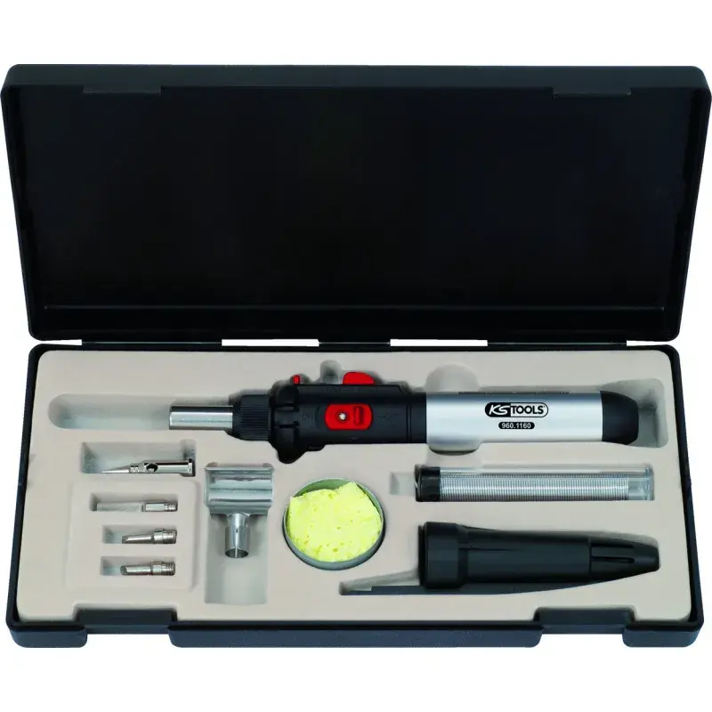 Offre Limitée Fer à souder à gaz avec piézo-électrique KS TOOLS 960.1160