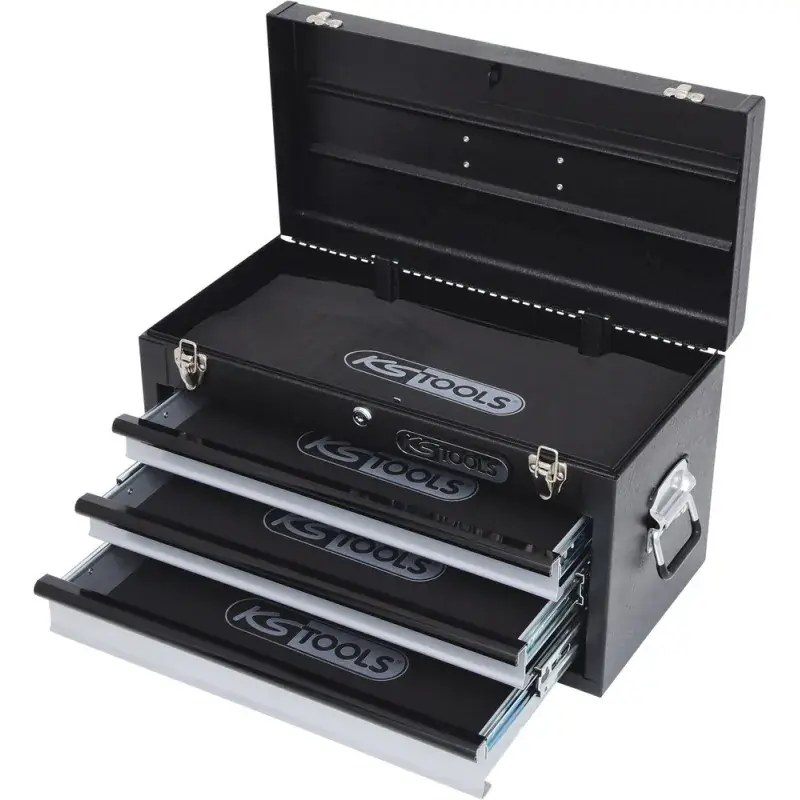 Coffret à outils 3 tiroirs avec compartiment supérieur KS TOOLS 891.0003 Top Vente