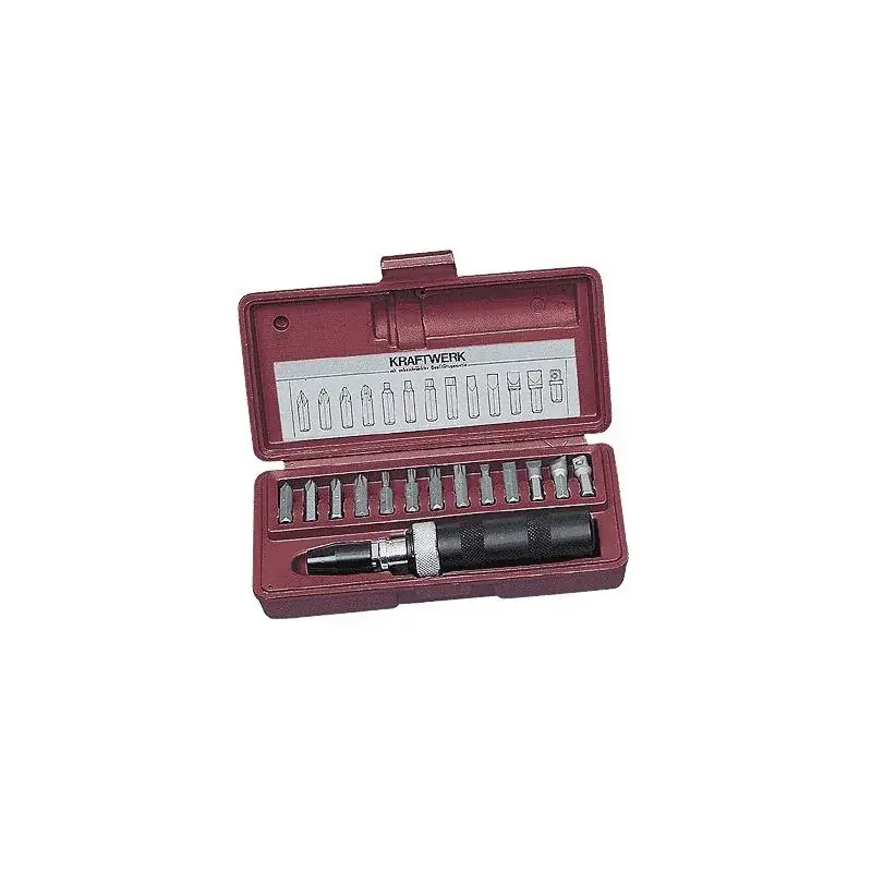 Coffret de 15 Piéces Tournevis à frapper 5/16&Prime; avec embouts KRAFTWERK 2035 Nouveauté