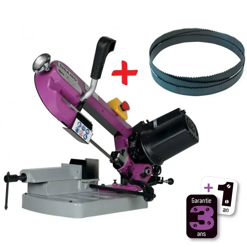 Offre Spéciale Scie à ruban sr125mv sidamo + 3 rubans 20114105-20198526x3