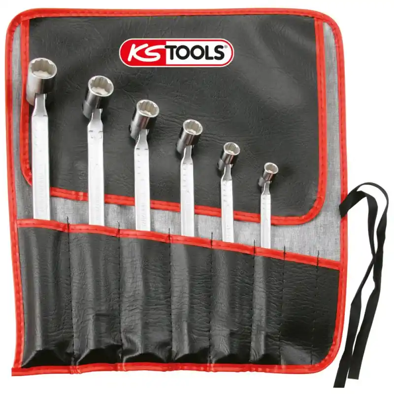 Bon Marché Trousse de 6 Clés à douilles articulées 12 pans KS TOOLS 517.0310