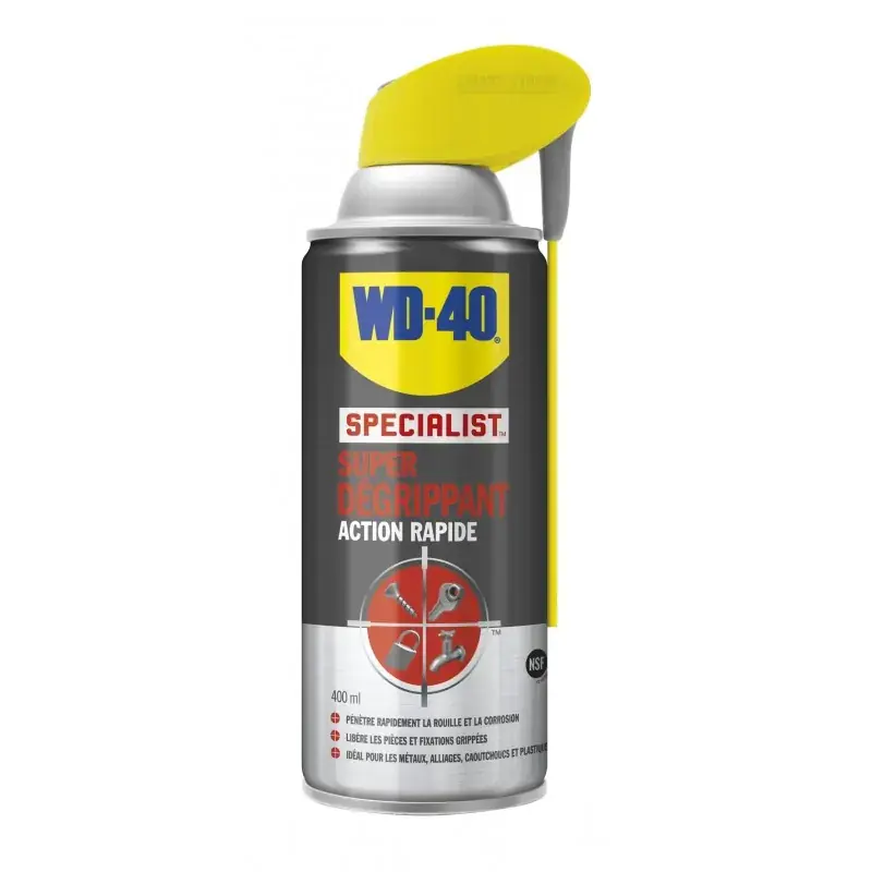 Retour Gratuit Super Degrippant action rapide WD-40 SPECIALIST LUP-33348