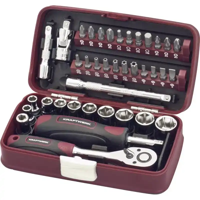 Coffrets de douilles 38 pièces 1/4" KRAFTWERK 99073 Achetez Aujourd'hui