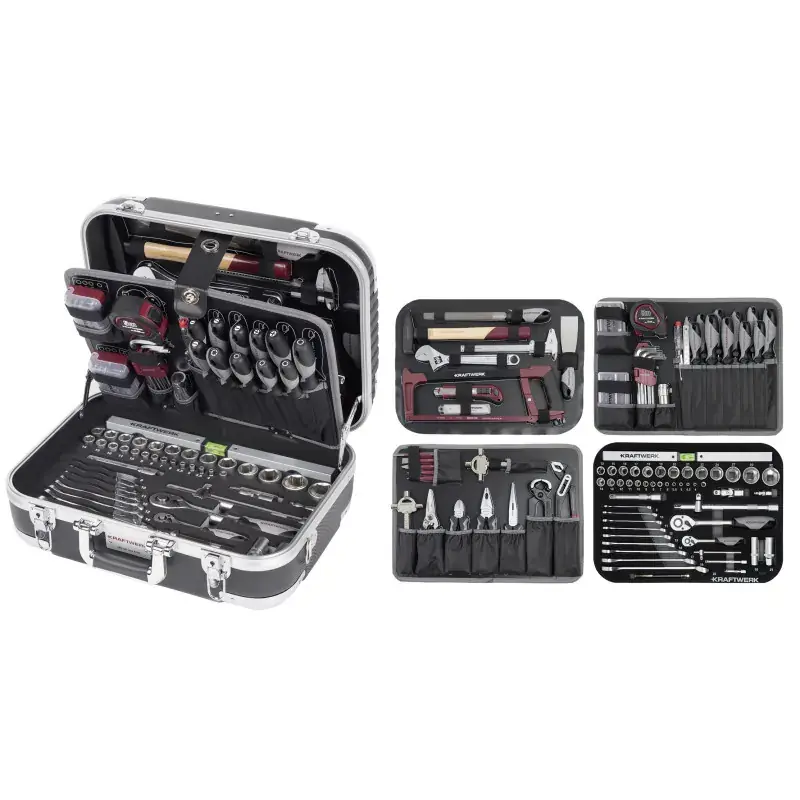 Malette d‘outils en ABS B100 170 pcs KRAFTWERK 202.100.100 Usine Directe
