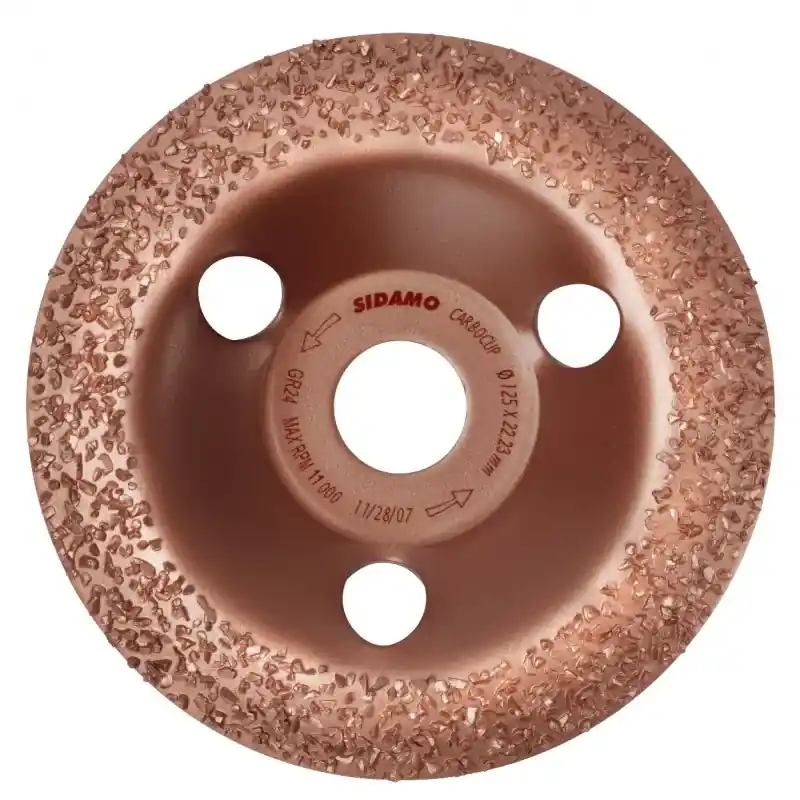 Meilleur Prix Plateaux à poncer carbure CARBOCUP CONVEXE 125 mm grain 14 SIDAMO 10805031