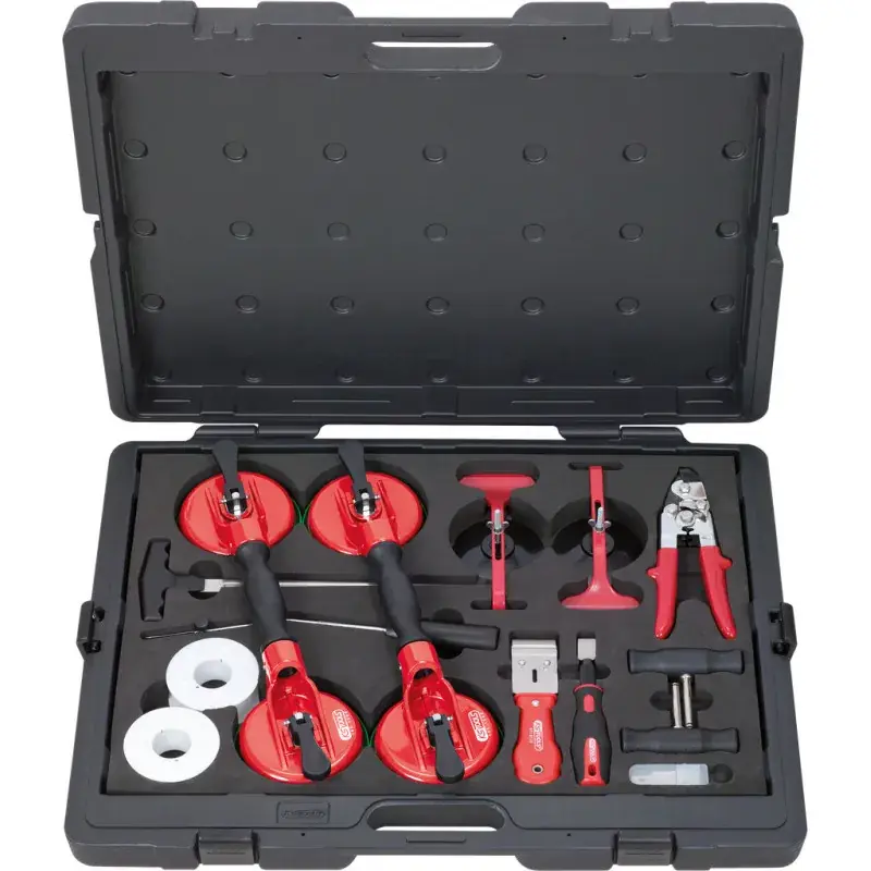 Vente Flash Coffret de réparation de pare brise 13 pièces KS TOOLS 140.1065
