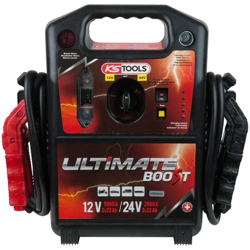 Booster à batterie 12V/24V 5000 / 2500 A KS TOOLS 550.1820 Solde