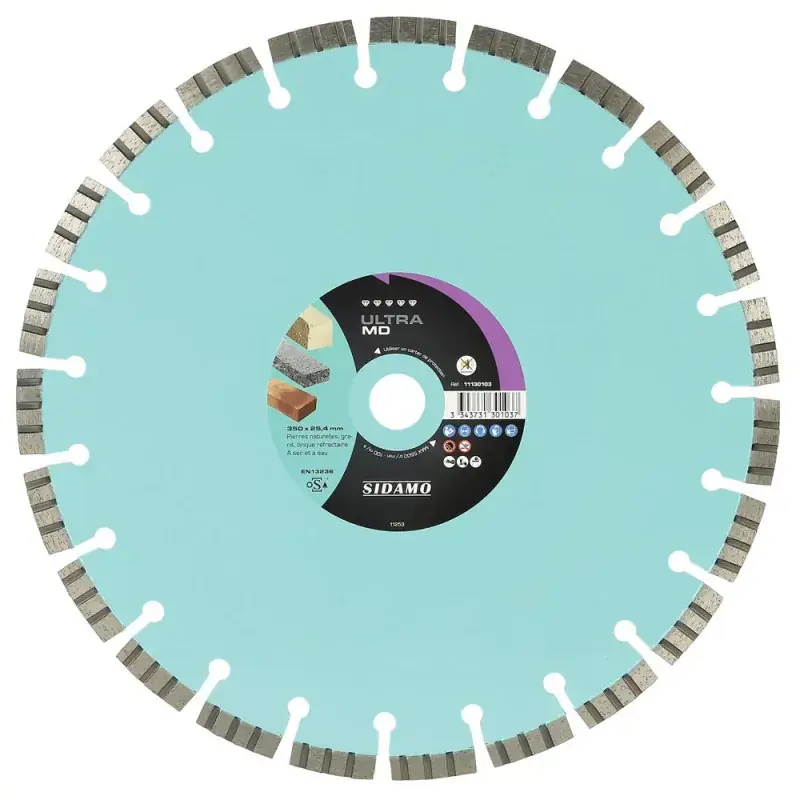 Disque diamant à segment 350 mm ULTRA MD SIDAMO 11130103 Marque