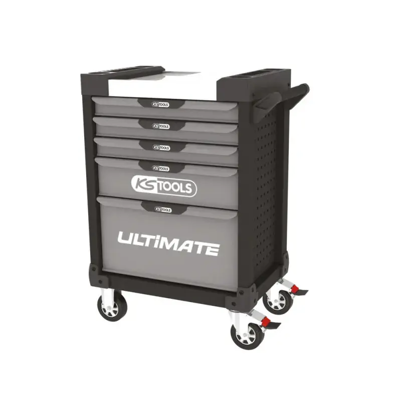 Usine Directe Servante 5 Tiroirs ULTIMATE Grise et Noire KS TOOLS 816.0005