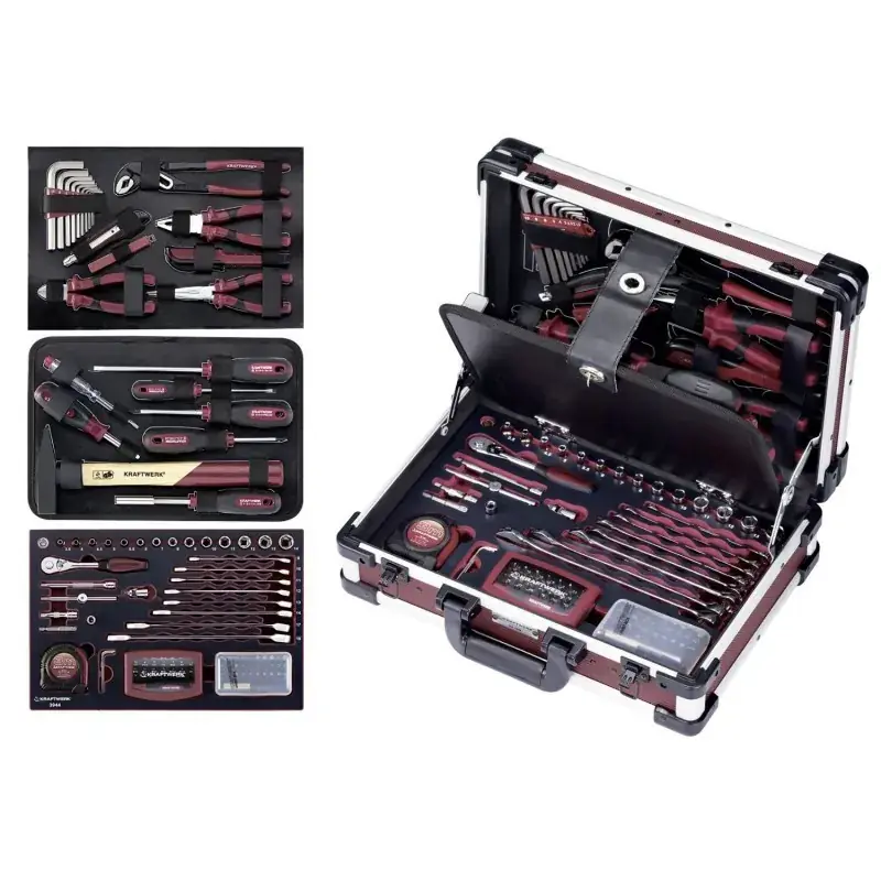Prix Réduit Coffret 123 outils professionnels KRAFTWERK 3944