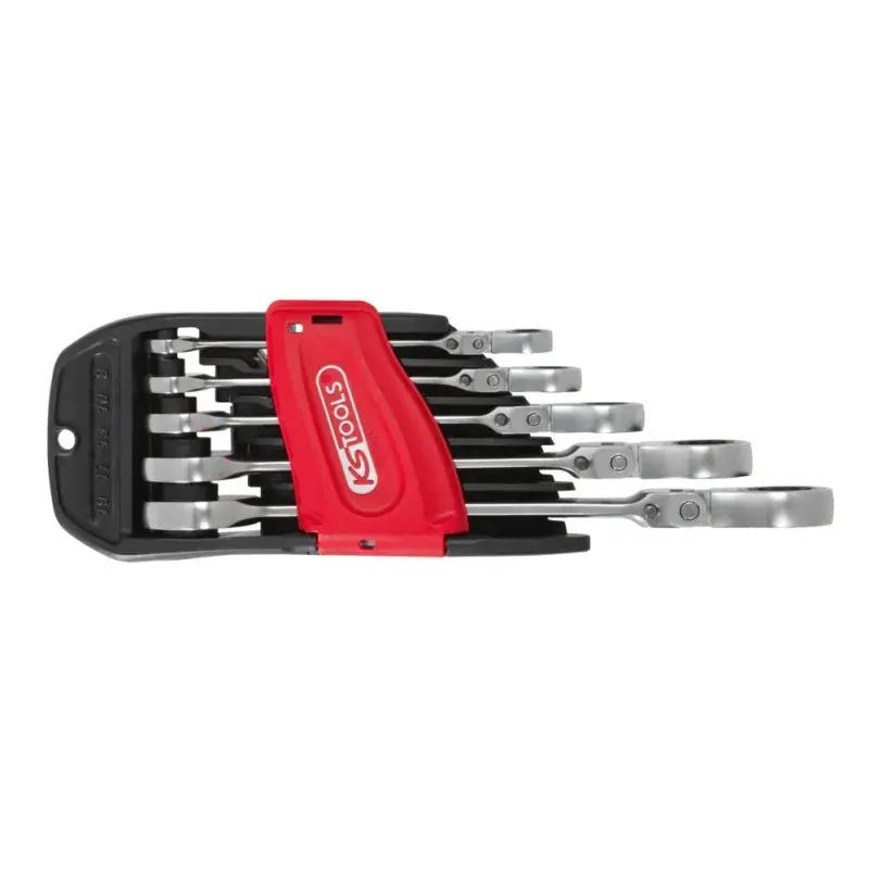 Acheter Direct Clés mixtes à cliquet à tête inclinable à verrouillage gear plus 5 pièces KS TOOLS 503.4805