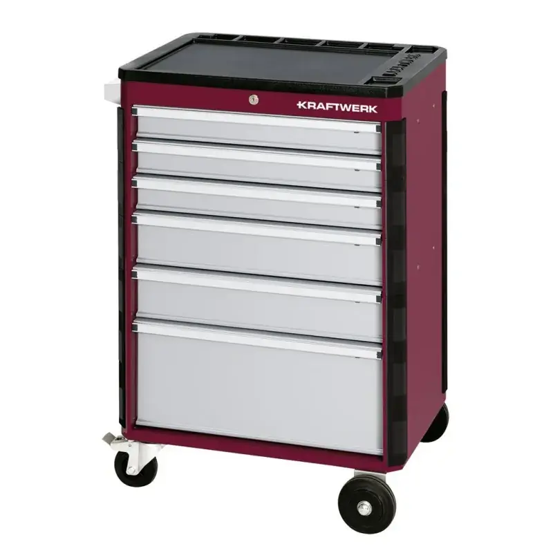 Nouvel Arrivage Servante d‘atelier 6 tiroirs PRO LINE KRAFTWERK - 3907-1