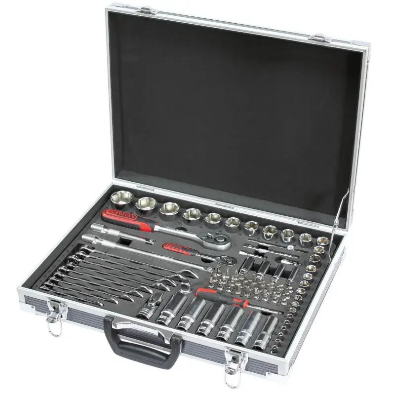 Acheter En Ligne Coffret de douilles et accessoires ULTIMATE 1/4", 1/2‘‘, 83 pièces KS TOOLS 922.0683