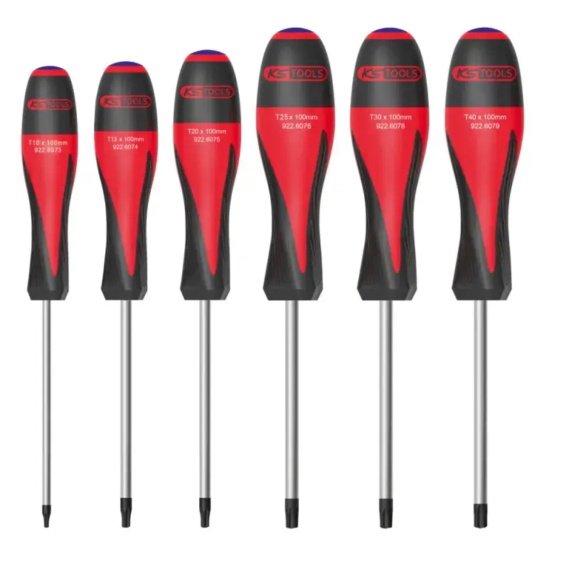 Acheter Direct Boîte de 6 Tournevis ULTIMATE TORX Percé KS TOOLS 922.6070