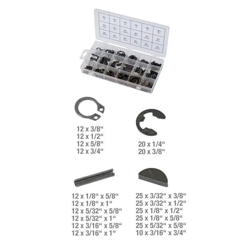 Acheter En Ligne Assortiment de clavettes, circlips et goupilles 295 pièces KS TOOLS 970.0520