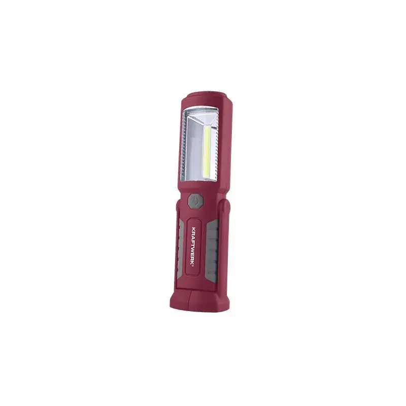 Produit De Marque Lampe de poche à accu rechargeable LED COB + 3 LED KRAFTWERK 32069