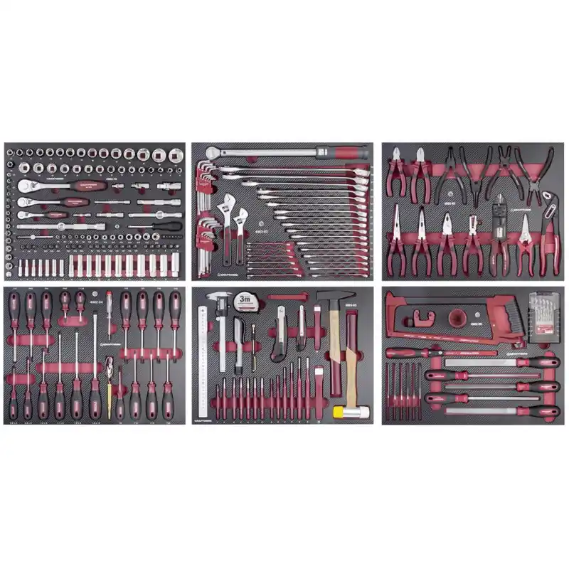 Composition d‘outils 308 Pièces 6 Modules COMPLETO EVA KRAFTWERK 105.515.000 Offre Exclusive