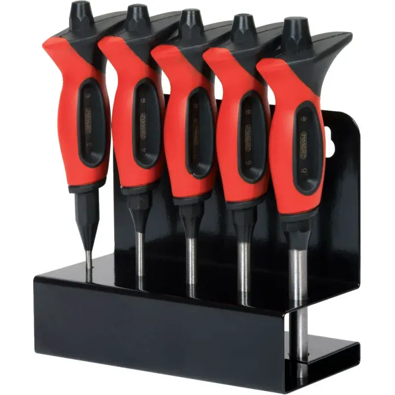 5 chasses goupilles Pare-coups avec Présentoir en métal KS TOOLS 156.0220 Offre Exclusive