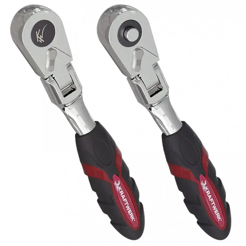 Jeu de 2 cliquets réversibles micro 1/4&Prime; KRAFTWERK 3201F Top Vente