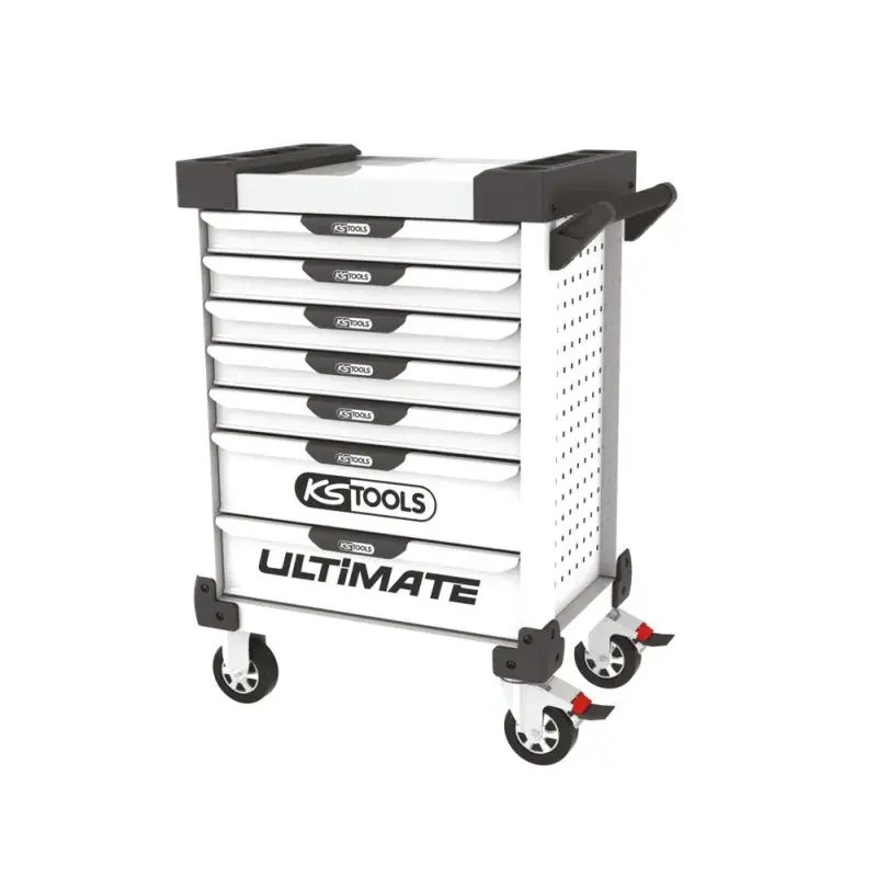 Pas Cher Servante 7 Tiroirs ULTIMATE Blanche KS TOOLS 803.0007
