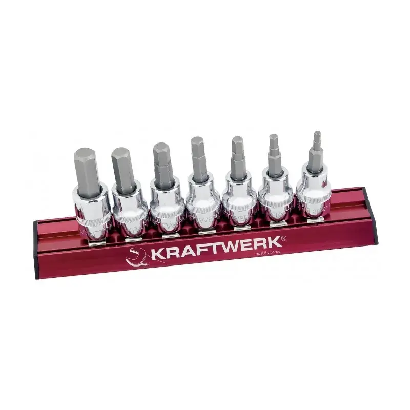 Jeu de 7 Douilles 6 Pans male MAGALU 3/8" KRAFTWERK 206099 Prix Bas