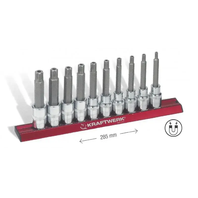 Jeu de 10 Douilles RIBE longues MAGALU 1/2" KRAFTWERK 339099 Marque