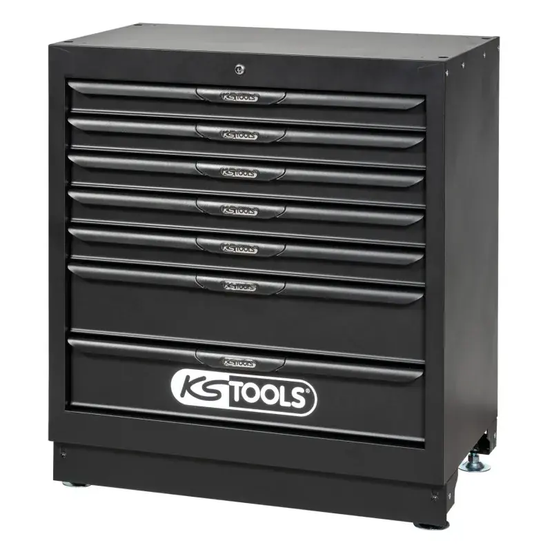 Promotion Saisonnière Bloc 7 tiroirs 34‘‘, Dimensions H 994 x L 861 x P 500 - Ks Tools 810.8002