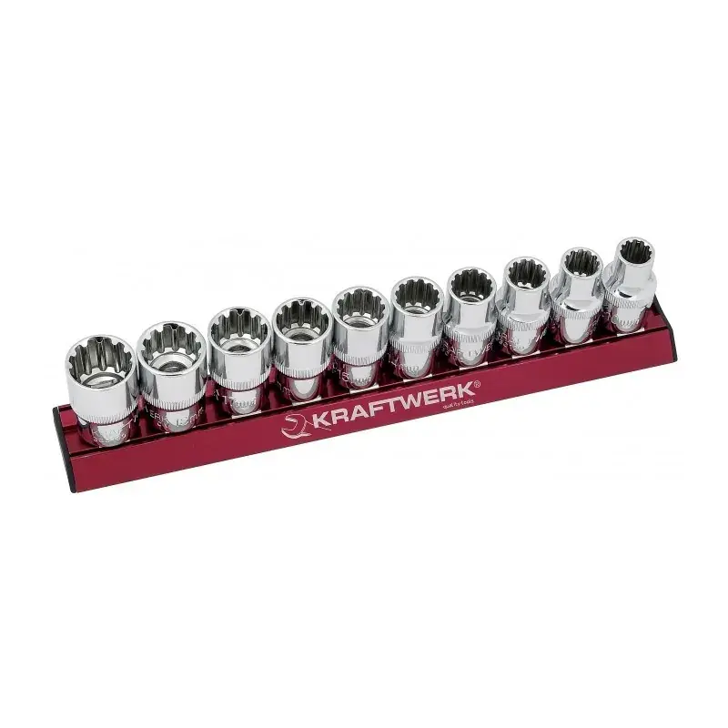 Jeu de 10 Douilles COMBI MAGALU 1/2&Prime; KRAFTWERK 330990 Usine Directe