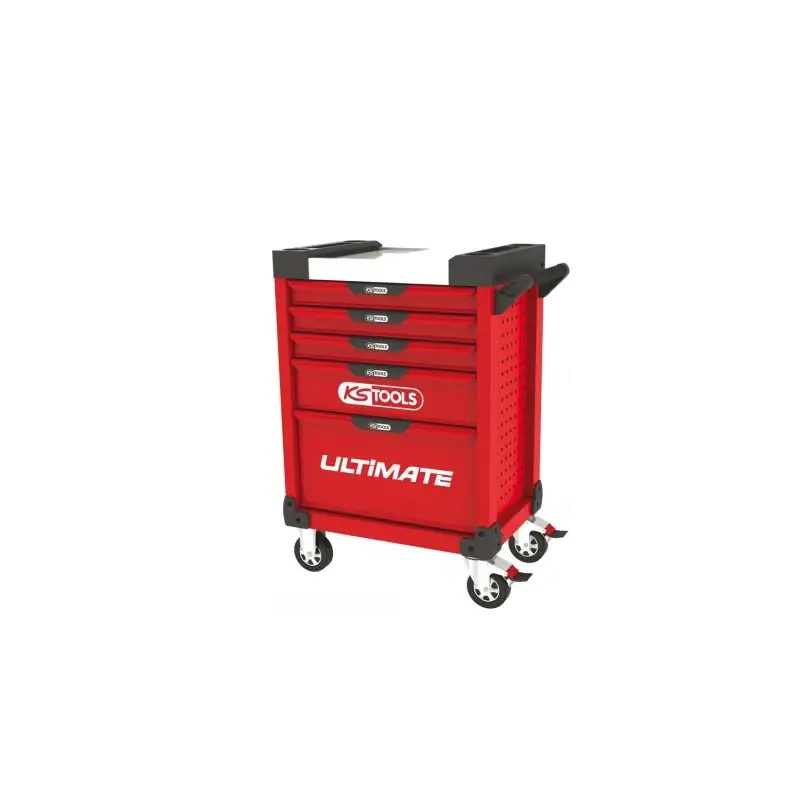 Must-Have Servante 5 Tiroirs ULTIMATE + Composition 187 outils KS TOOLS