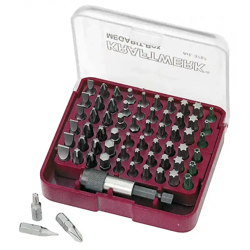 Coffret de 60 embouts 1/4&Prime; MEGABIT KRAFTWERK 3787 Offre Spéciale
