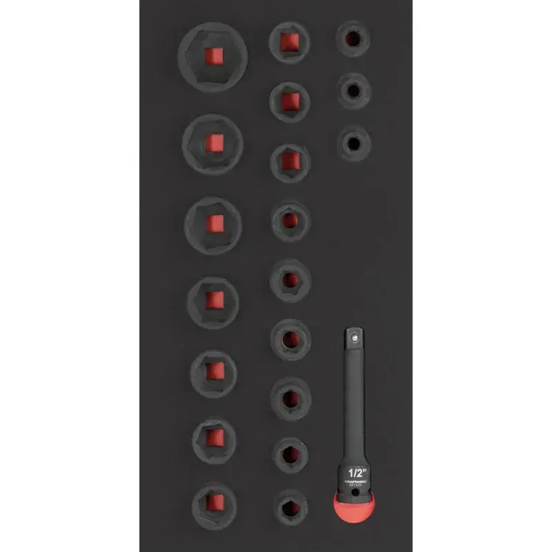 Seulement Aujourd'hui Module de douilles impact 1/2", 20 pcs KRAFTWERK 105.401.028