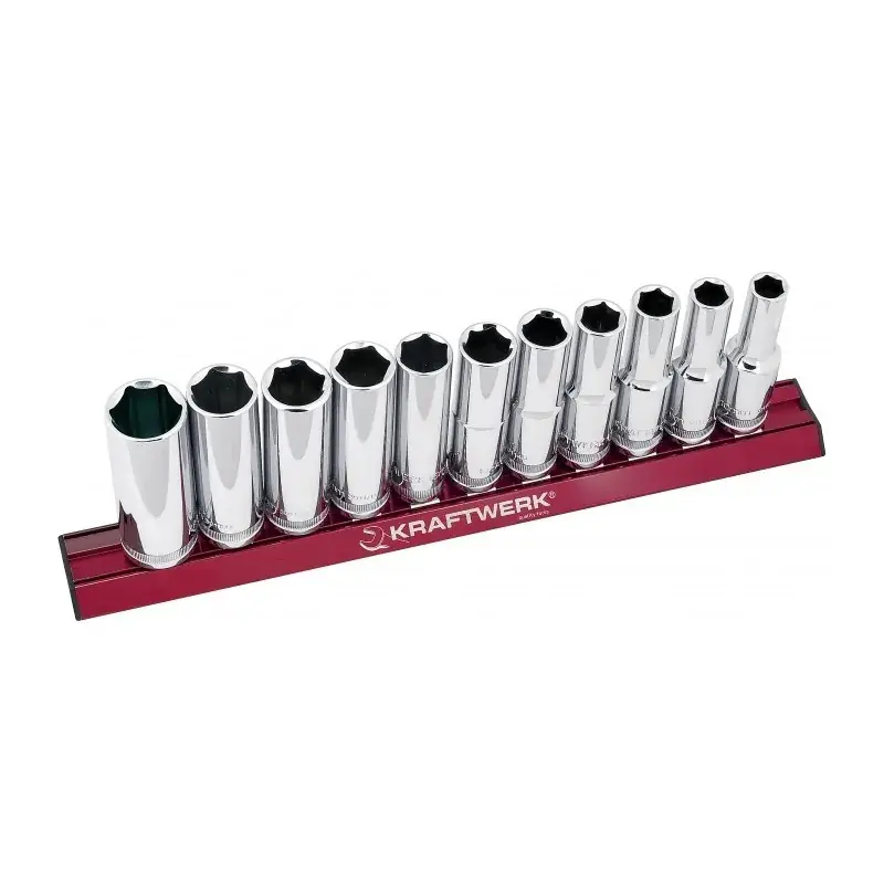 Nouvelle Collection Jeu de 11 Douilles longues 6 Pans MAGALU 1/2" KRAFTWERK 301990
