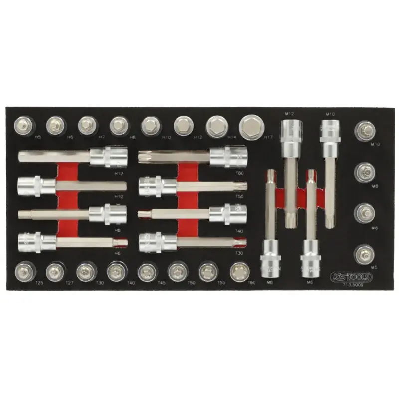 Produit De Marque Module de douilles tournevis ULTIMATE 1/2‘‘, 32 pièces KS TOOLS 713.5009