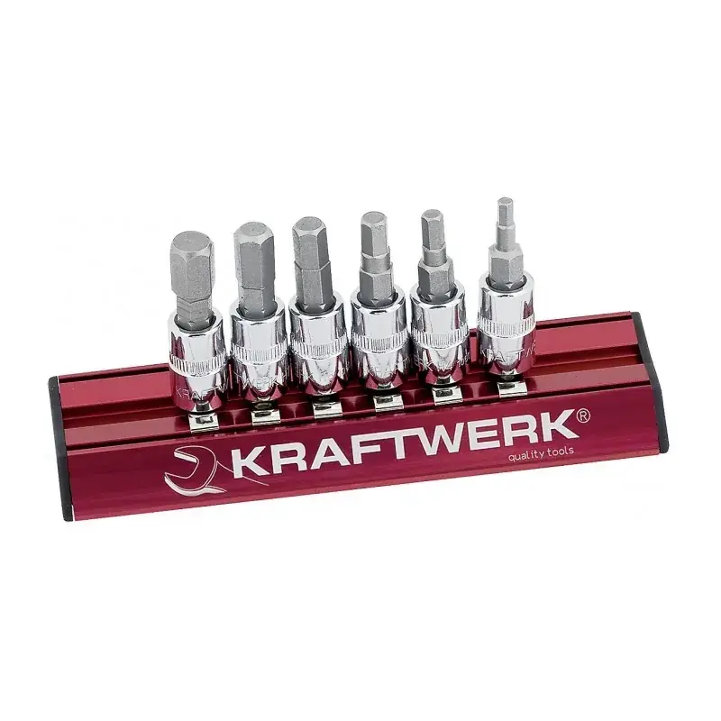Jeu de 6 Douilles 6 Pans male MAGALU 1/4&Prime; KRAFTWERK 106099 Dernière Chance