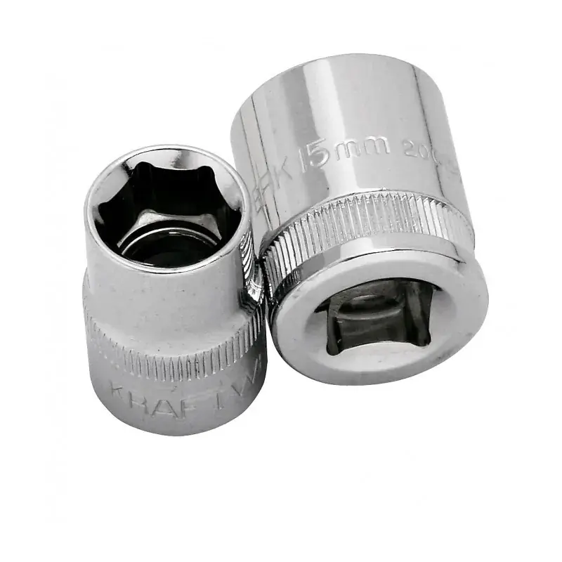 Top Vente Douille 6 Pans 3/8&Prime; Finition polie en chrome vanadium – KRAFTWERK