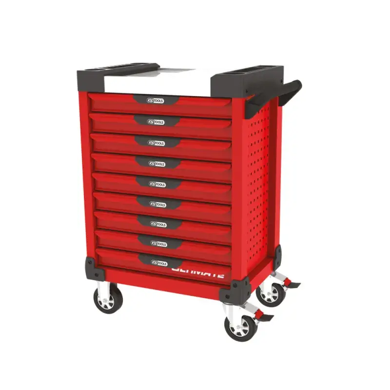 Seulement Aujourd'hui Servante 9 Tiroirs ULTIMATE Rouge KS TOOLS 809.0009