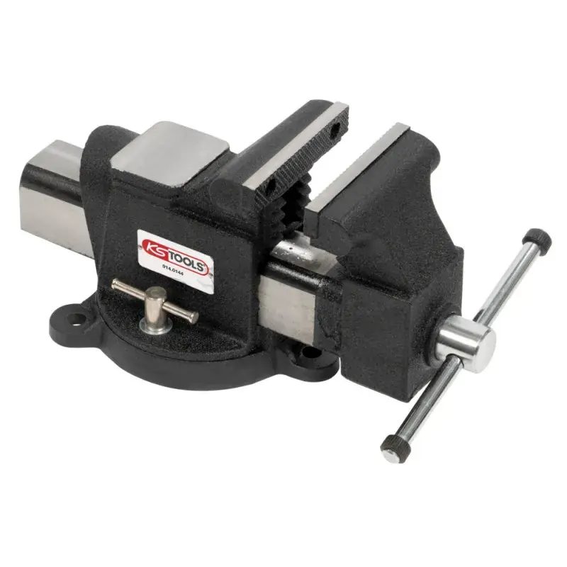 Etaux à mors parallèles en acier trempé ouverture 110mm KS TOOLS 914.0144 Soldes