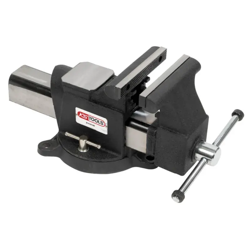 Etau à mors parallèles en acier trempé ouverture 170mm KS TOOLS 914.0146 Dernier Modèle