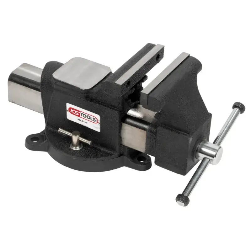 Etaux à mors parallèles en acier trempé ouverture 140mm KS TOOLS 914.0145 Dernière Chance