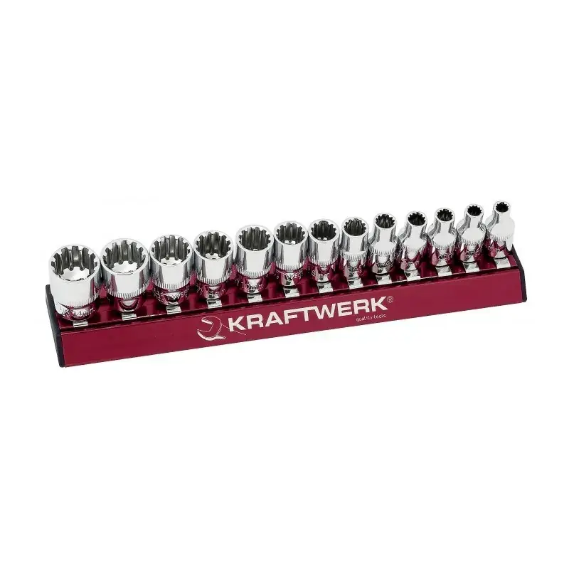 Nouveauté Jeu de 13 Douilles COMBI MAGALU 1/4" KRAFTWERK 130990
