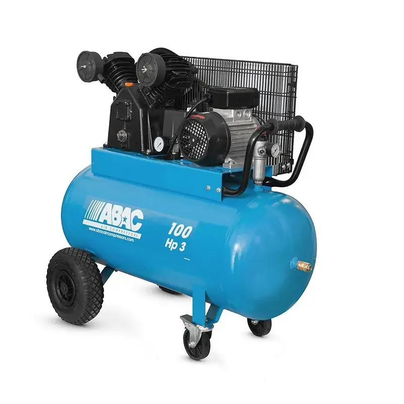 Compresseur d‘air à piston 100L 3 Cv 9 Bar Série Line VCF ABAC 4116021387 Authentique