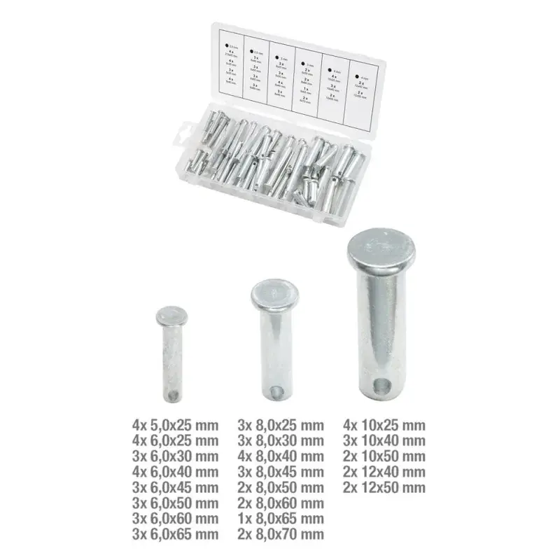 Marque Assortiment d‘écrous de sécurité 60 pièces KS TOOLS 970.0210