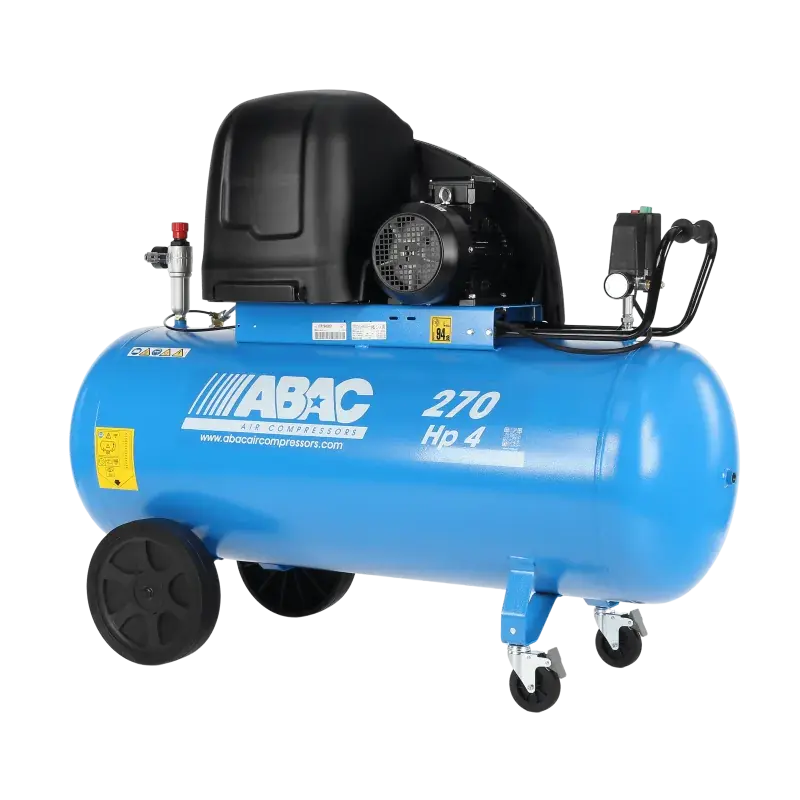 Compresseur d‘air silencieux 270L 4Cv 400v Tri ABAC – 4116007357 Bon Plan
