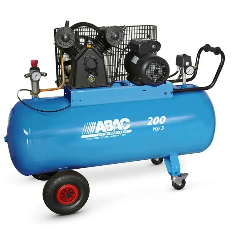Compresseur d‘air à piston 200L 3 Cv 9 Bar Série Line VCF ABAC 4116023705 Vente Directe