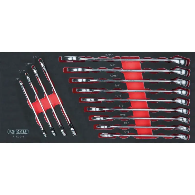 Seulement Aujourd'hui Module de clés mixtes ULTIMATE en pouces, 13 pièces KS TOOLS 713.2016