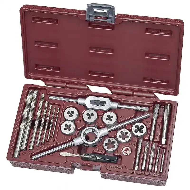 Nouvelle Collection Coffret 24 Pièces de tarauds, filières, forets modulo KRAFTWERK 3240MOD