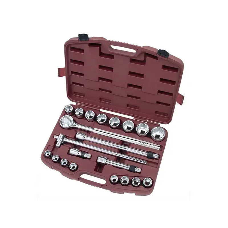 Coffret de douilles cliquet télescopique 3/4" 21 pièces KRAFTWERK 2057 Acheter Direct