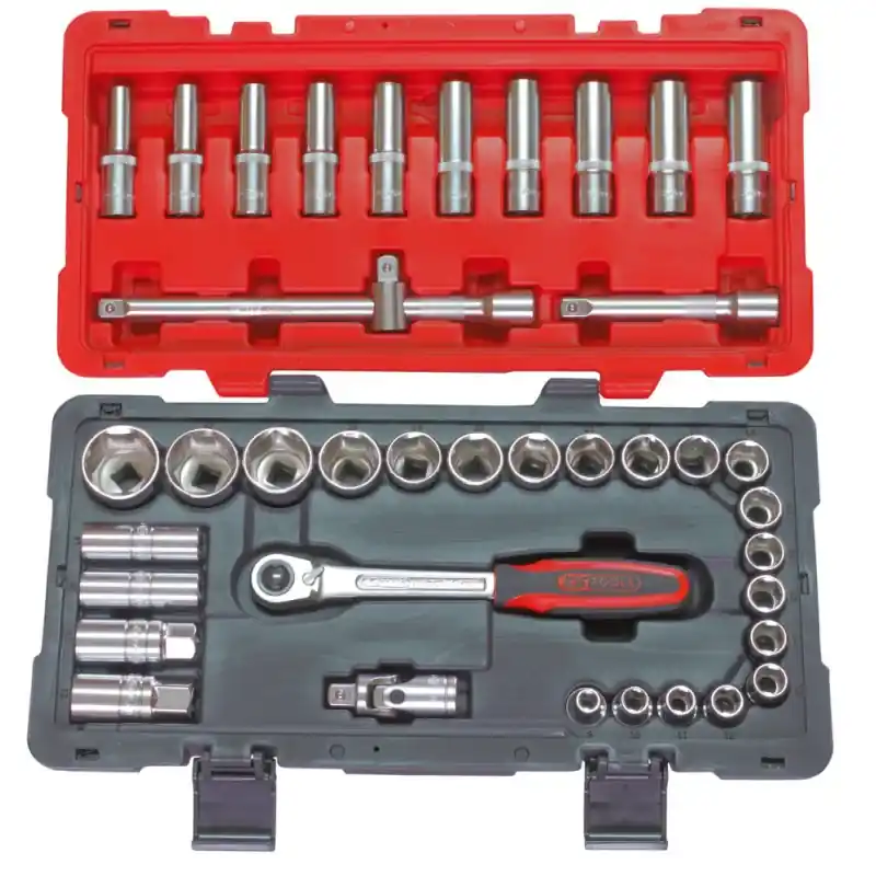 Coffret de douilles et accessoires ULTIMATE 1/2‘‘, 39 pièces KS TOOLS 922.0639 Certifié