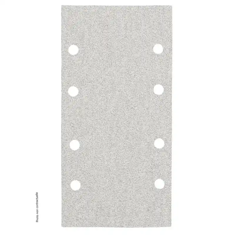 Acheter En Ligne Lot de 10 patins anti-encrassant 115x280 perforé 2x5 - Grain 40 à 120 - SIDAMO
